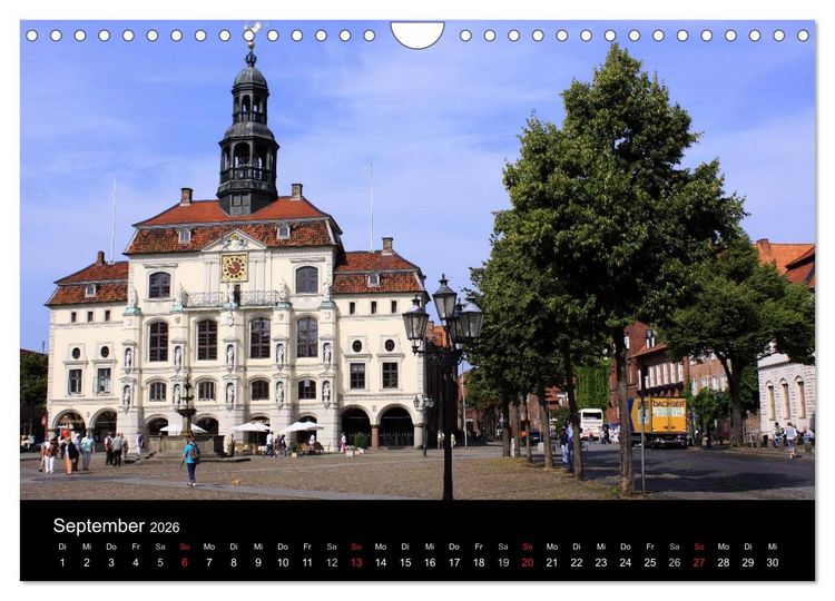 Produktbild: L&uuml;neburg und die L&uuml;neburger Heide (Wandkalender 2026 DIN A4 quer), CALVENDO Monatskalender