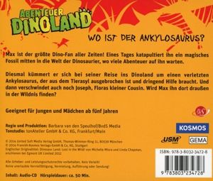 Produktbild: Abenteuer Dinoland (Folge 3): Wo ist der Ankylosaurus?