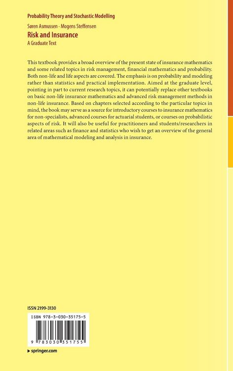 Produktbild: Risk and Insurance