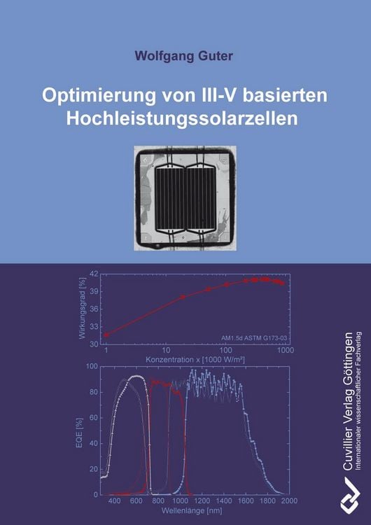 Produktbild: Optimierung von III-V basierten Hochleistungssolarzellen