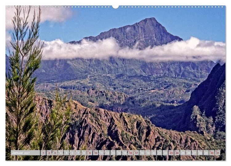 Produktbild: La R&eacute;union, Im Inneren des Vulkans (Wandkalender 2027 DIN A2 quer), CALVENDO Monatskalender