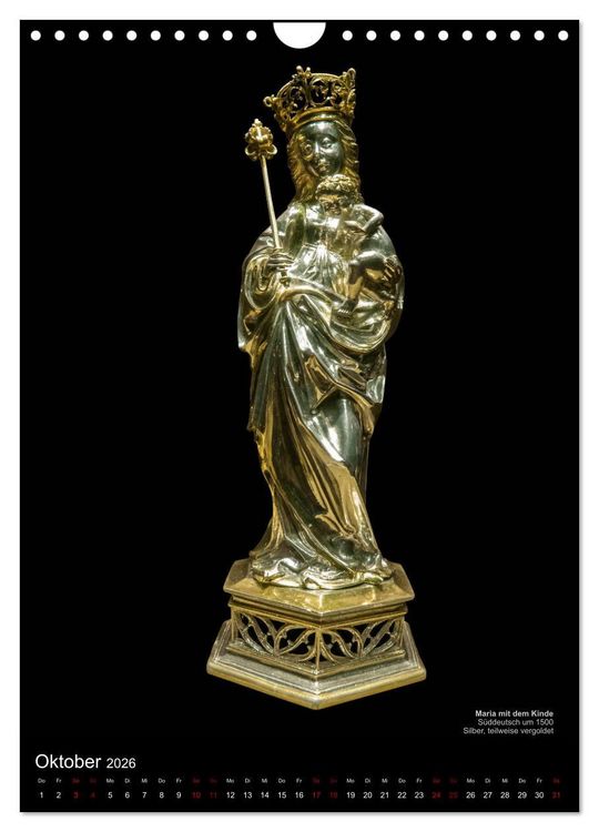 Produktbild: Maria - Mutter Gottes (Wandkalender 2026 DIN A4 hoch), CALVENDO Monatskalender
