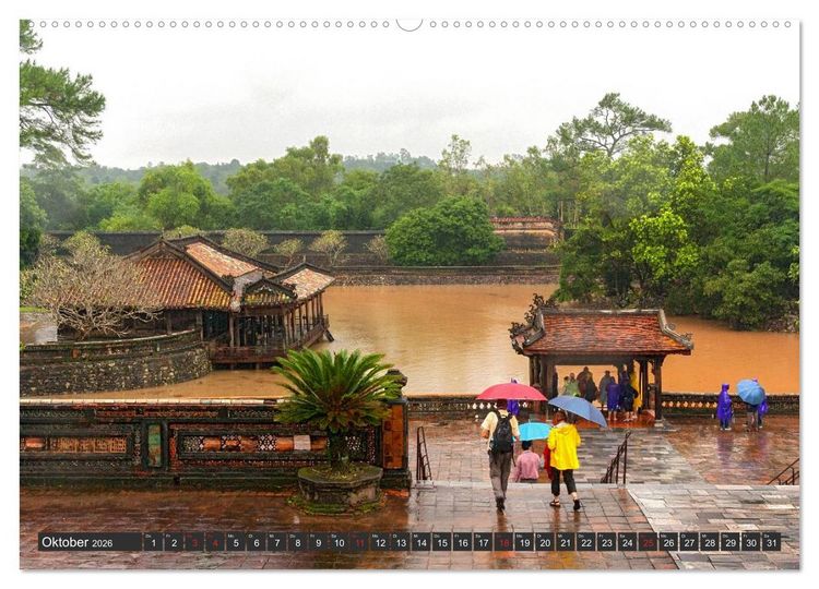Produktbild: Vietnam - Zwischen Mekong und Halong Bucht (Wandkalender 2026 DIN A2 quer), CALVENDO Monatskalender