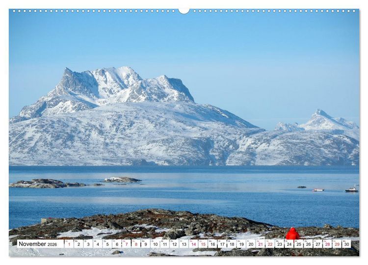 Produktbild: Gr&ouml;nland - Wildes, weites Land (hochwertiger Premium Wandkalender 2026 DIN A2 quer), Kunstdruck in Hochglanz