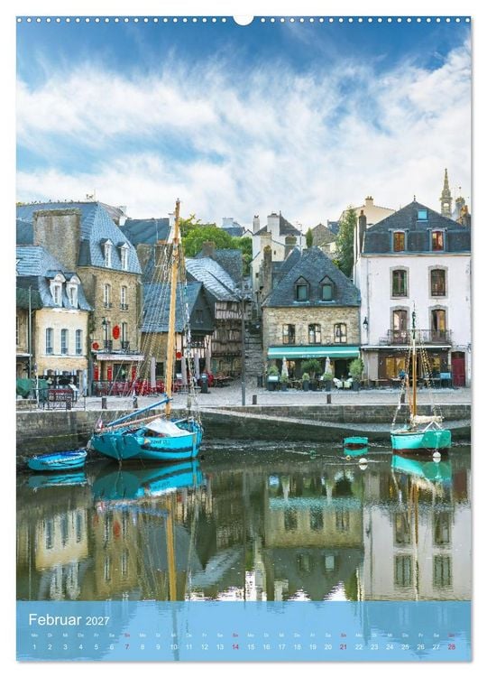 Produktbild: Bonjour Bretagne (Wandkalender 2027 DIN A2 hoch), CALVENDO Monatskalender
