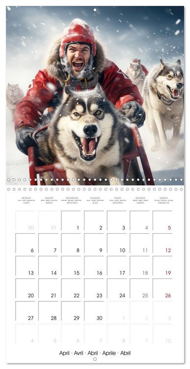 Produktbild: Husky obsession (Wall Calendar 2026 12 &times; 12 Inch) CALVENDO 12 Month Wall Calendar