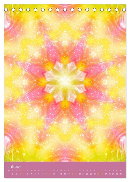 Produktbild: Lichtvolle Mandalas (Tischkalender 2026 DIN A5 hoch), CALVENDO Monatskalender