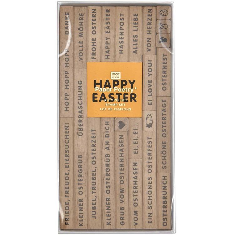 Produktbild: Stempelset Frohe Ostern, 26 Stempel