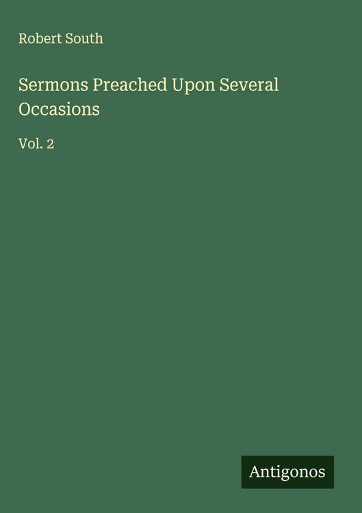 Produktbild: Sermons Preached Upon Several Occasions