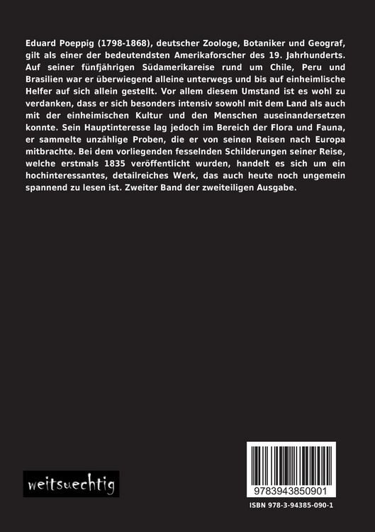 Produktbild: Reise in Chile, Peru und auf dem Amazonenstrome, w&auml;hrend der Jahre 1827-1832