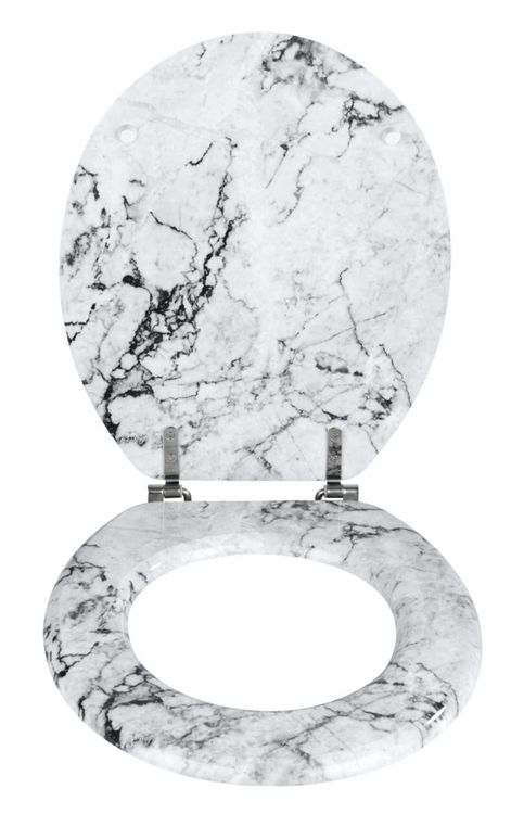 Produktbild: WC-Sitz Mod. Onyx, aus MDF in edler Marmor-Optik