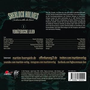 Produktbild: Sherlock Holmes - Sonderermittler der Krone - Verr&auml;terische Lilien,1 Audio-CD