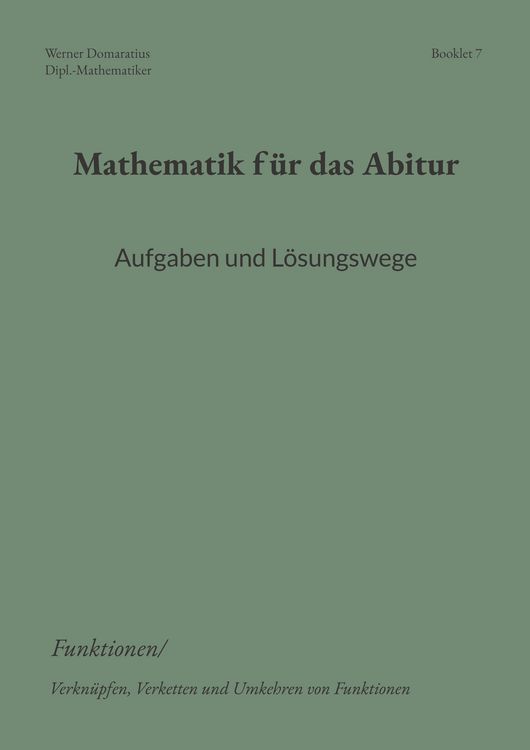 Produktbild: Mathematik f&uuml;r das Abitur