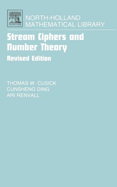 Produktbild: Stream Ciphers and Number Theory