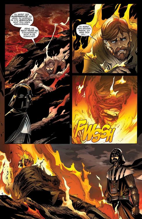 Produktbild: Star Wars Comics: Darth Vader (Ein Comicabenteuer): Brennende Meere
