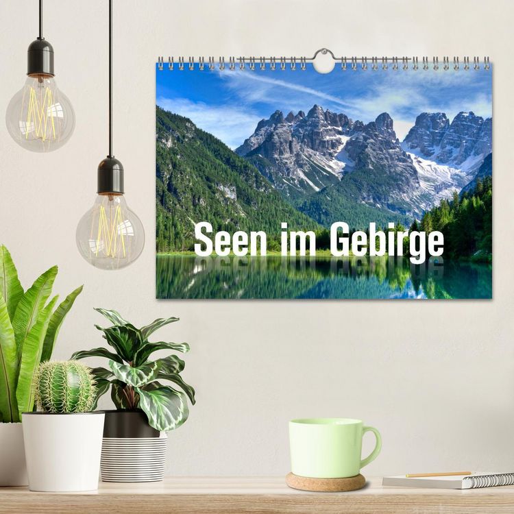 Produktbild: Seen im Gebirge (Wandkalender 2026 DIN A4 quer), CALVENDO Monatskalender