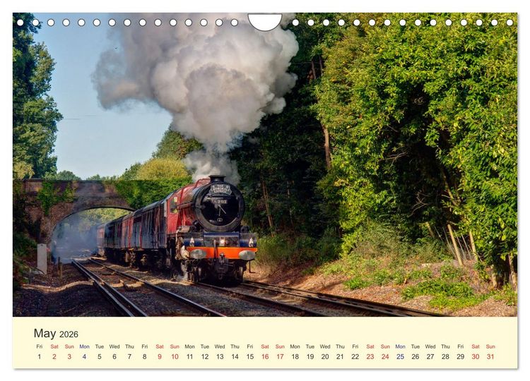 Produktbild: Steam Landscape (Wall Calendar 2026 DIN A4 landscape), CALVENDO 12 Month Wall Calendar