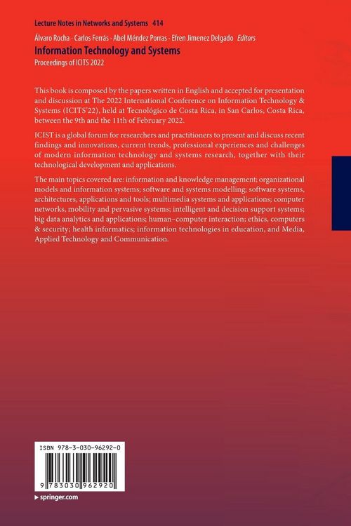 Produktbild: Information Technology and Systems