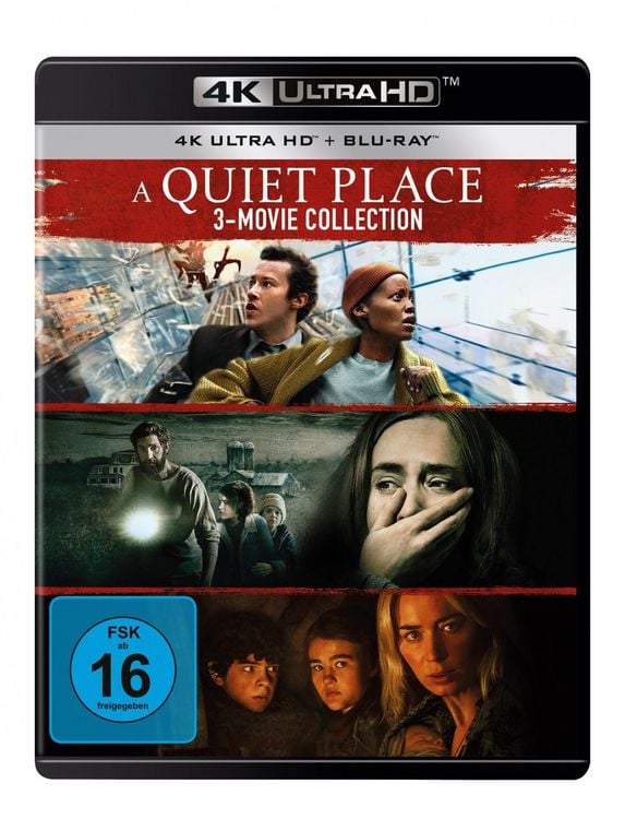 Produktbild: A Quiet Place - 3 Filme (3 4K Ultra HD) (+ 3 Blu-ray)