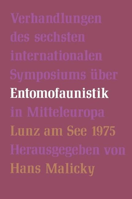 Produktbild: Verhandlungen des Sechsten Internationalen Symposiums &uuml;ber Entomofaunistik in Mitteleuropa