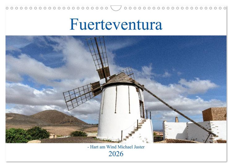 Produktbild: Fuerteventura - Hart am Wind (Wandkalender 2026 DIN A3 quer), CALVENDO Monatskalender