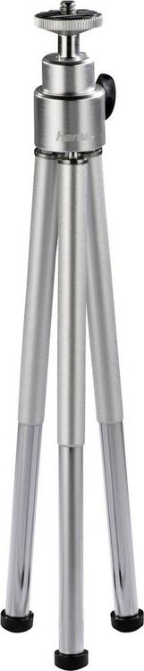 Produktbild: Hama Ball L Ministativ 1/4 Zoll Arbeitsh&ouml;he=14 - 21cm Silber Kugelkopf