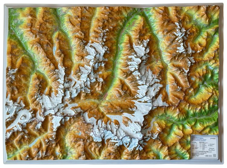 Produktbild: Relief Matterhornregion klein 1:150.000