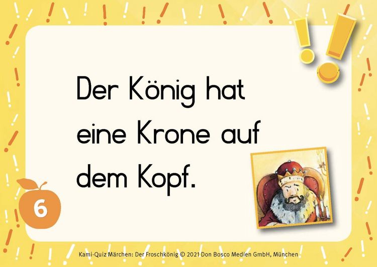 Produktbild: Kami-Quiz M&auml;rchen: Der Froschk&ouml;nig