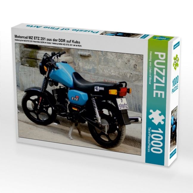 Produktbild: Motorrad MZ ETZ 251 aus der DDR auf Kuba (Puzzle)