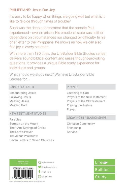 Produktbild: Philippians (Lifebuilder Study Guides)