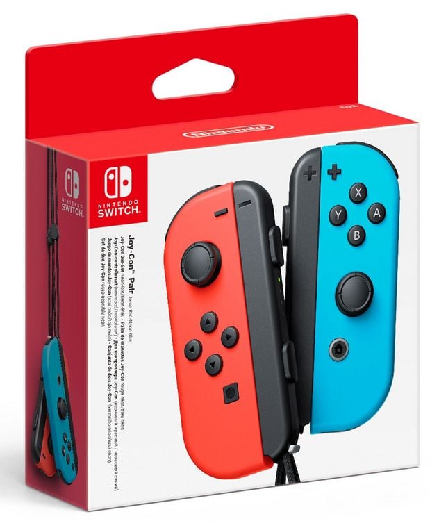 Nintendo Switch - Controller Joy-Con Neon-Rot / Neon-Blau
