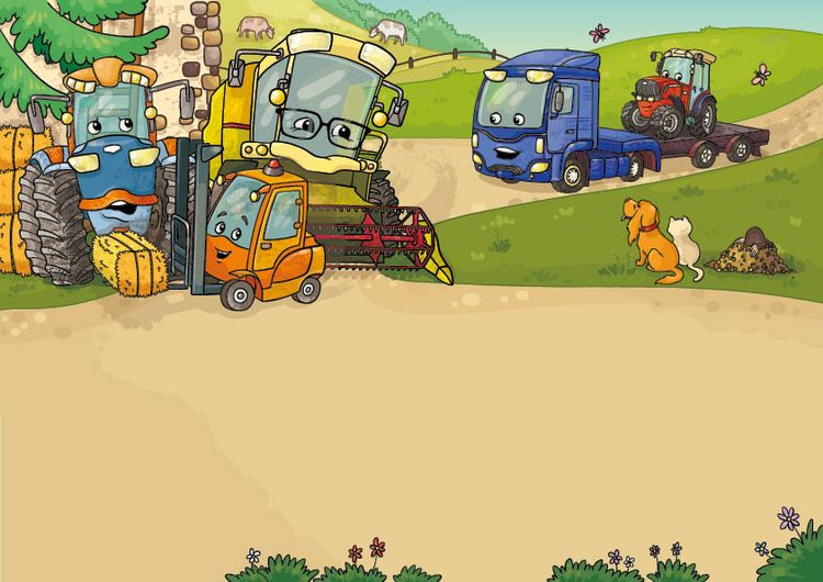 Produktbild: Der kleine Trecki – Ein kleiner Traktor, der groß werden möchte – Little Trecki – A Little Tractor That Wants to be Big