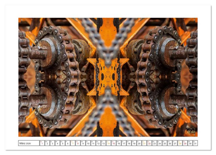 Produktbild: Faszination Spiegelung - Industrie und Technik (Wandkalender 2026 DIN A3 quer), CALVENDO Monatskalender