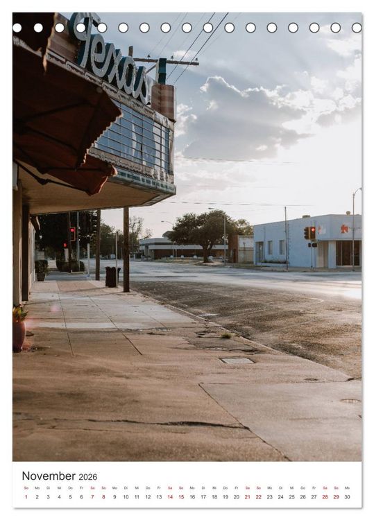 Produktbild: Texas - Eine Reise in den Lone Star State. (Tischkalender 2026 DIN A5 hoch), CALVENDO Monatskalender