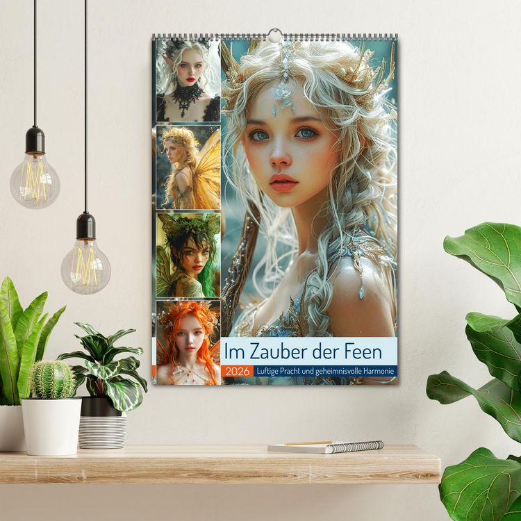 Produktbild: Im Zauber der Feen. Luftige Pracht und geheimnisvolle Harmonie (Wandkalender 2026 DIN A2 hoch), CALVENDO Monatskalender