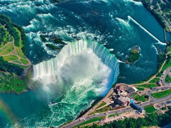 Produktbild: CALVENDO Puzzle Niagara F&auml;lle (Fallh&ouml;he 57 m, Kantenl&auml;nge 670 m), Ontario | 1000 Teile Lege-Gr&ouml;&szlig;e 64x48cm Foto-Puzzle f&uuml;r gl&uuml;ckliche Stunden