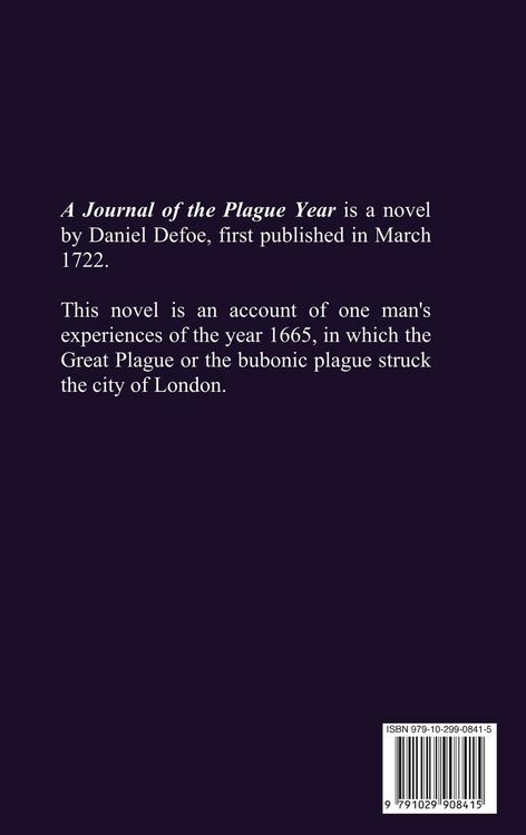 Produktbild: A journal of the plague year