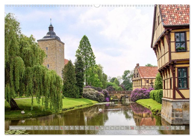 Produktbild: M&uuml;nsterland - Vielf&auml;ltige Sch&ouml;nheit (Wandkalender 2026 DIN A2 quer), CALVENDO Monatskalender