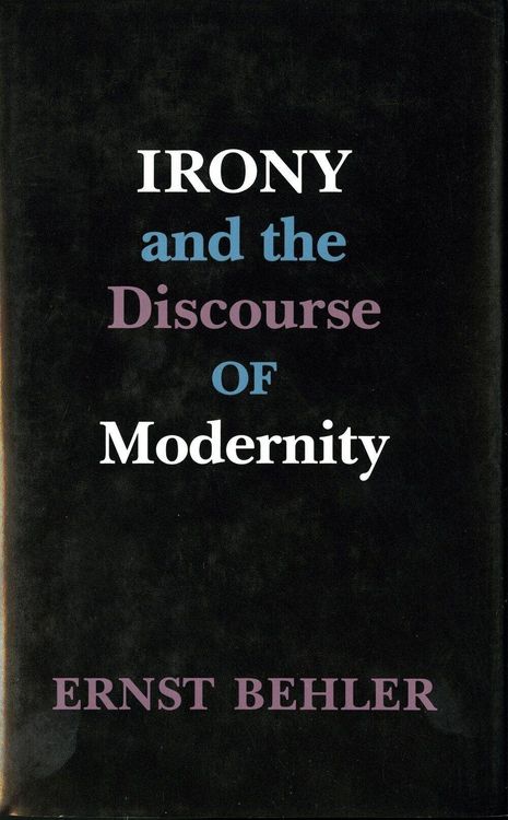 Produktbild: Irony and the Discourse of Modernity
