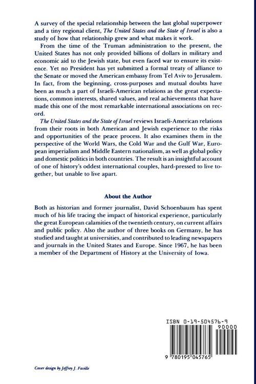 Produktbild: The United States and the State of Israel