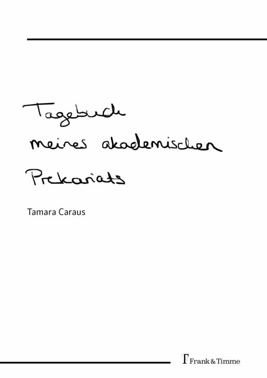 Produktbild: Tagebuch meines akademischen Prekariats