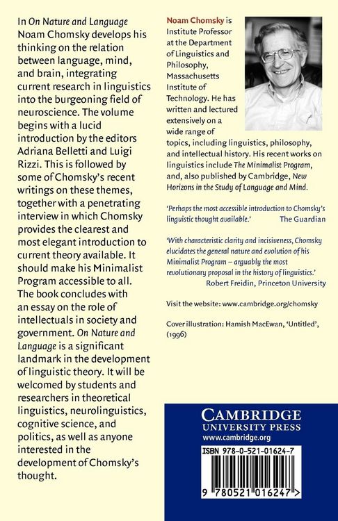 Produktbild: On Nature and Language