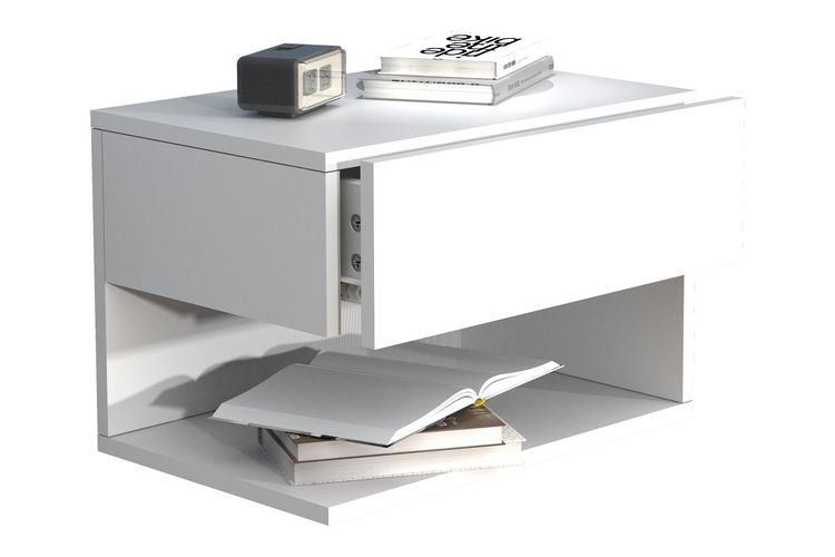 Produktbild: Wandschublade Wand H&auml;nge Nachttisch Usal XL 45cm
