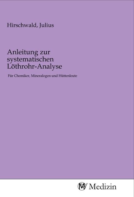 Produktbild: Anleitung zur systematischen L&ouml;throhr-Analyse