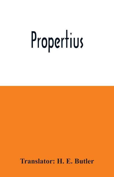 Produktbild: Propertius