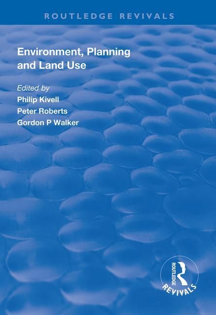 Produktbild: Environment, Planning and Land Use