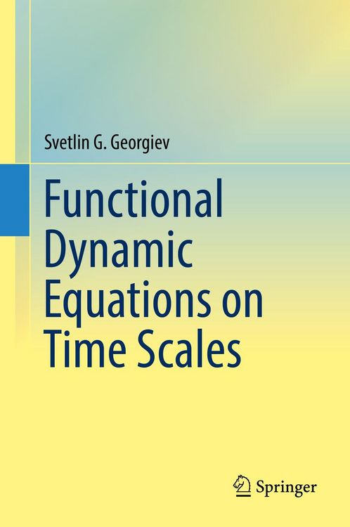 Produktbild: Functional Dynamic Equations on Time Scales