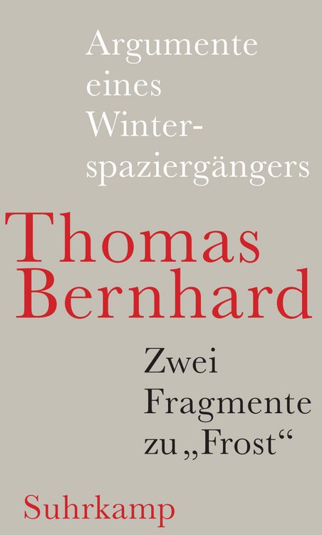 Produktbild: Argumente eines Winterspazierg&auml;ngers
