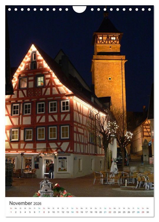 Produktbild: Waiblingen im Fokus (Wandkalender 2026 DIN A4 hoch), CALVENDO Monatskalender