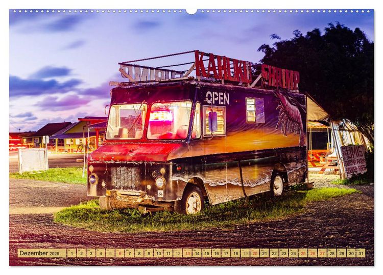Produktbild: O'ahu - Eine Reise in das Herz von Hawaii (hochwertiger Premium Wandkalender 2026 DIN A2 quer), Kunstdruck in Hochglanz
